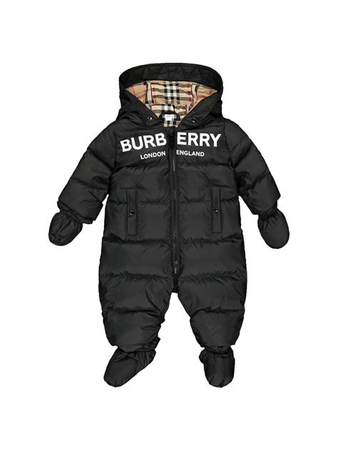 burberry snowsuit baby|baby boy padded snowsuit.